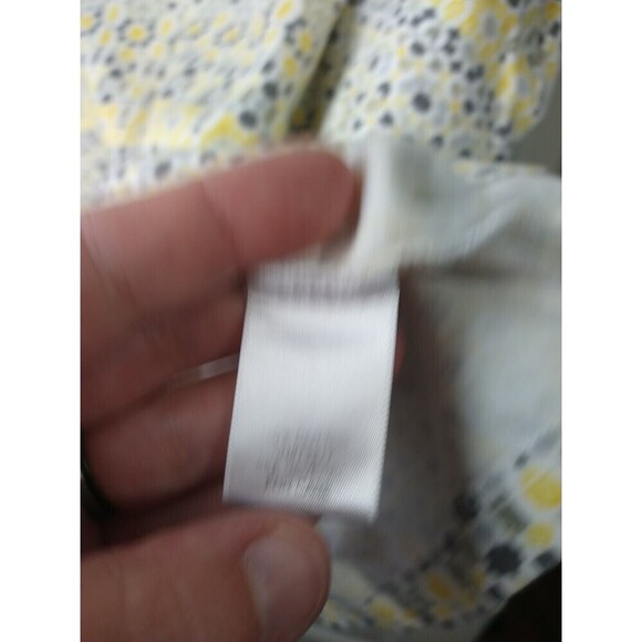 $ Croft And Barrow Short Sleeve Yellow White Grey Classic Tee. Size 2X - Picture 7 of 9